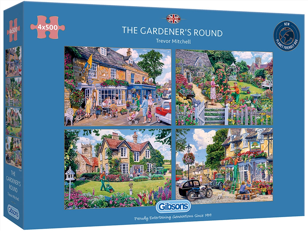 The Gardeners Round 4 X 500 Piece/Product Detail/Jigsaw Puzzles