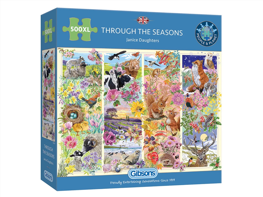 Through The Seasons 500 Piece XL/Product Detail/Jigsaw Puzzles