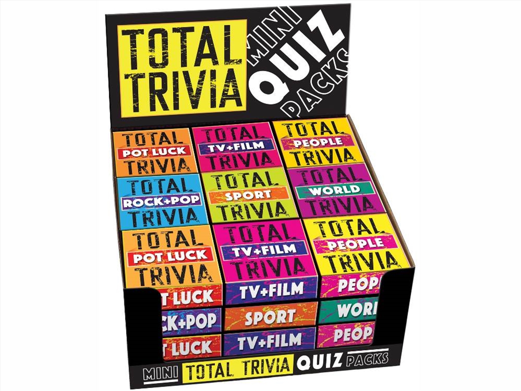 Total Trivia Mini Quiz (SENT AT RANDOM)/Product Detail/Card Games