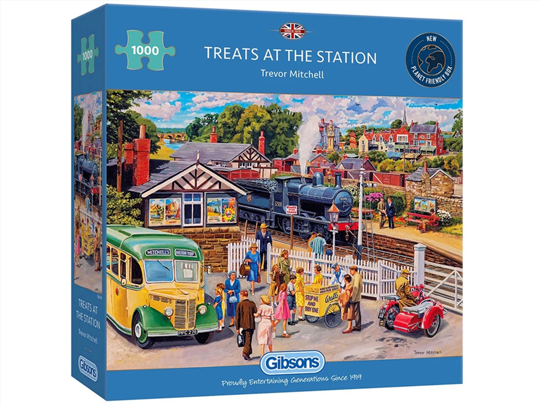 Treats At The Station 1000 Piece/Product Detail/Jigsaw Puzzles