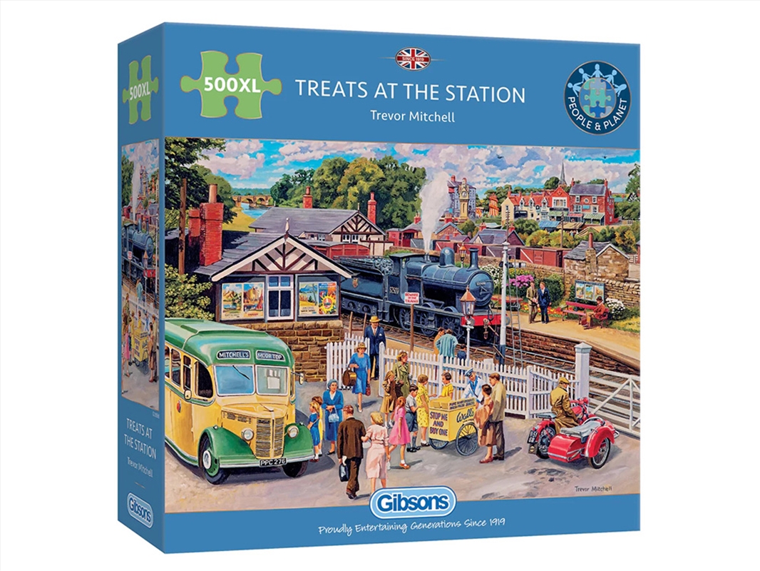 Treats At The Station 500 Piece XL/Product Detail/Jigsaw Puzzles