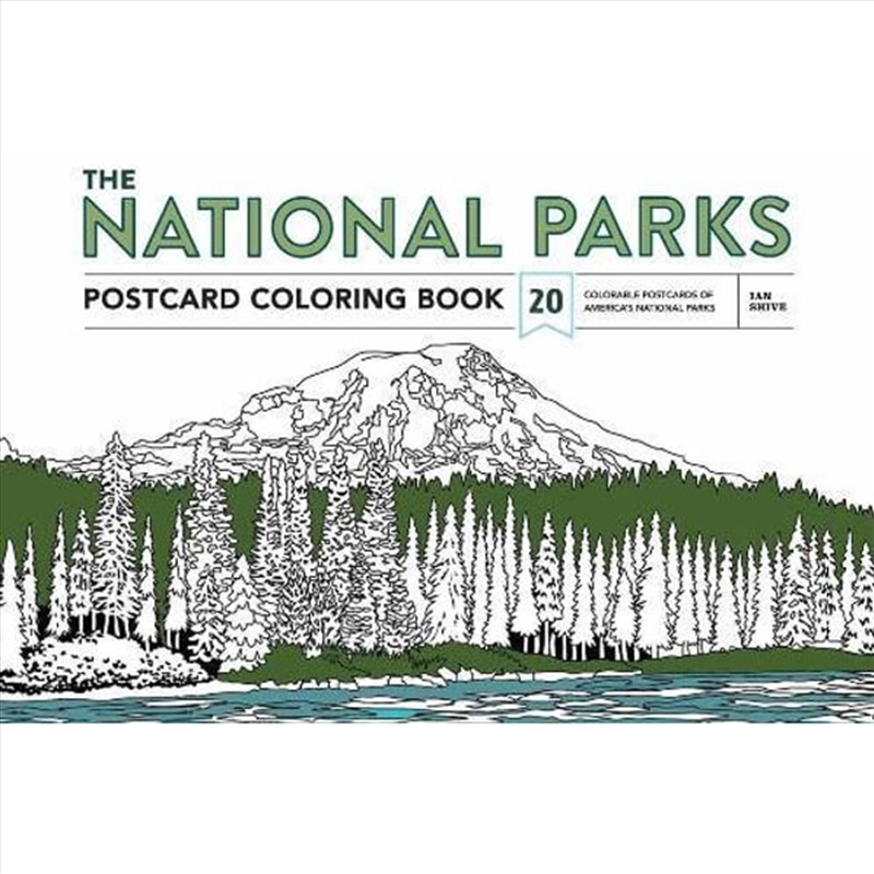 Buy National Parks Postcard Colouring Book Online Sanity