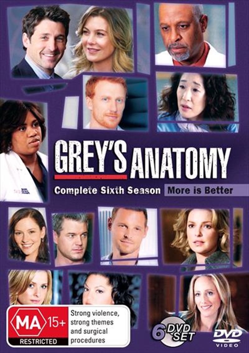Grey's Anatomy - The Complete Sixth Season/Product Detail/Drama