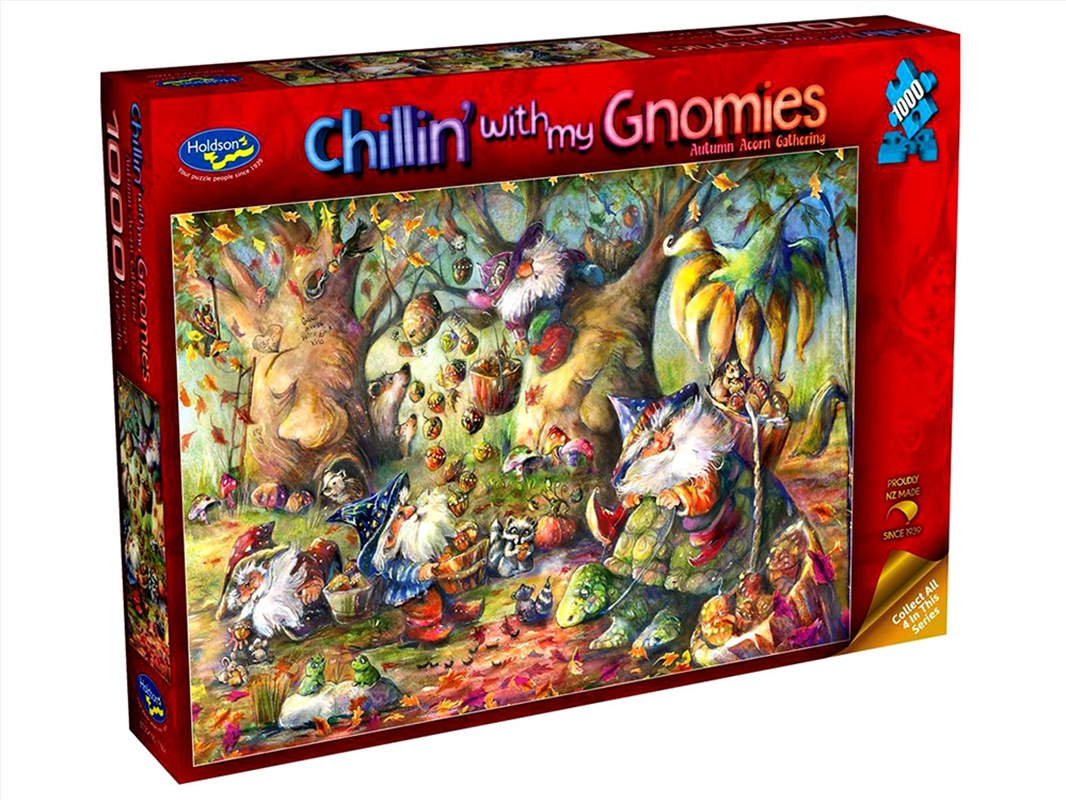Chillin Gnomies Acorn Gatherng 1000 Piece/Product Detail/Jigsaw Puzzles