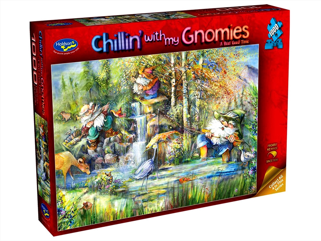 Chillin Gnomies Reel Good Time 1000 Piece/Product Detail/Jigsaw Puzzles