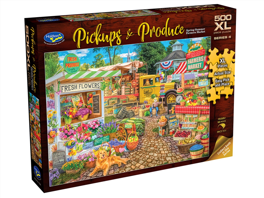 Pickup & Produce Spring Summer Farmers Market 500 Piece/Product Detail/Jigsaw Puzzles