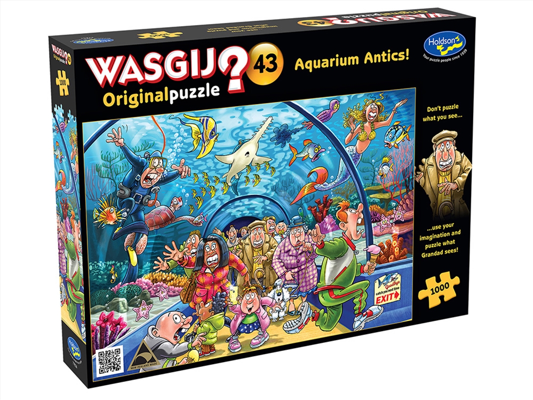 Wasgij? Original 43 Aquarium Antics 1000 Piece/Product Detail/Jigsaw Puzzles