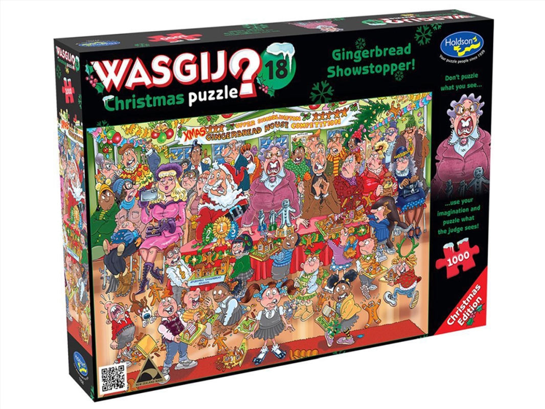 Wasgij? Xmas 18 Gingerbread Showstopper 1000 Piece/Product Detail/Jigsaw Puzzles