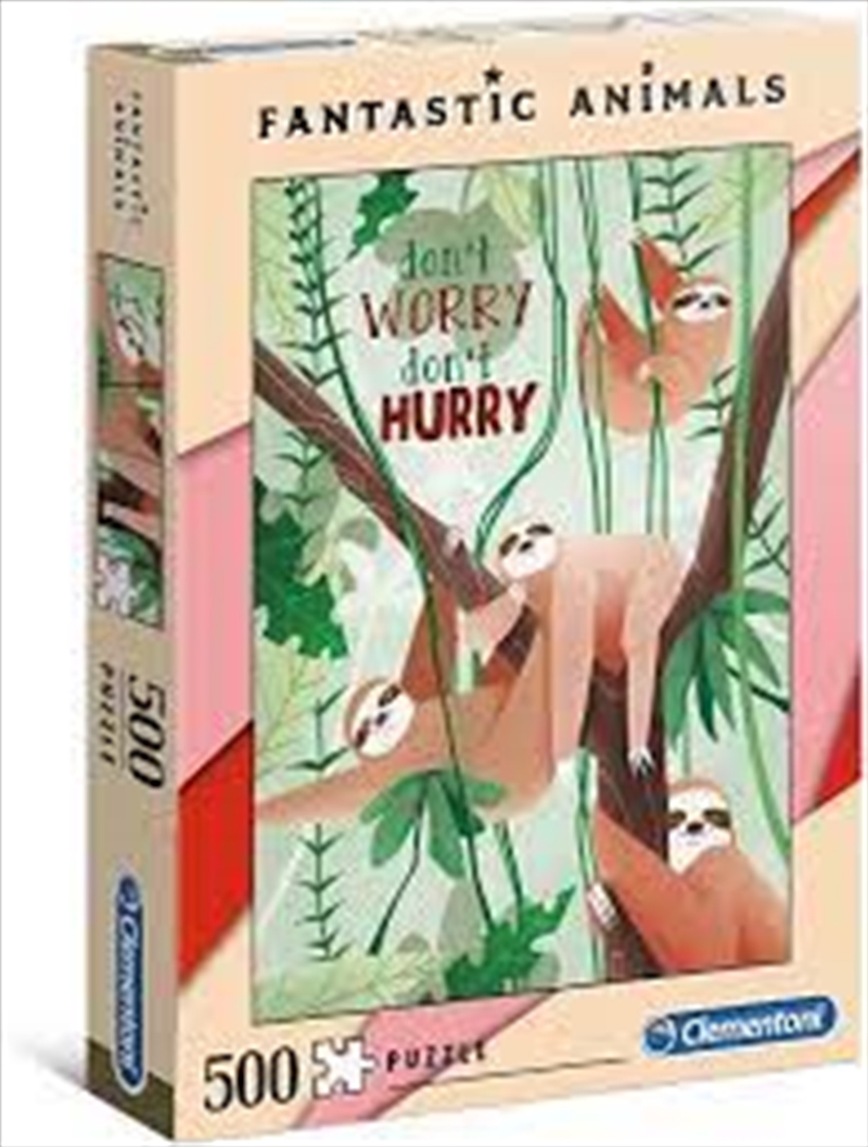 Fantastic Animals - Sloth 500 Piece/Product Detail/Jigsaw Puzzles