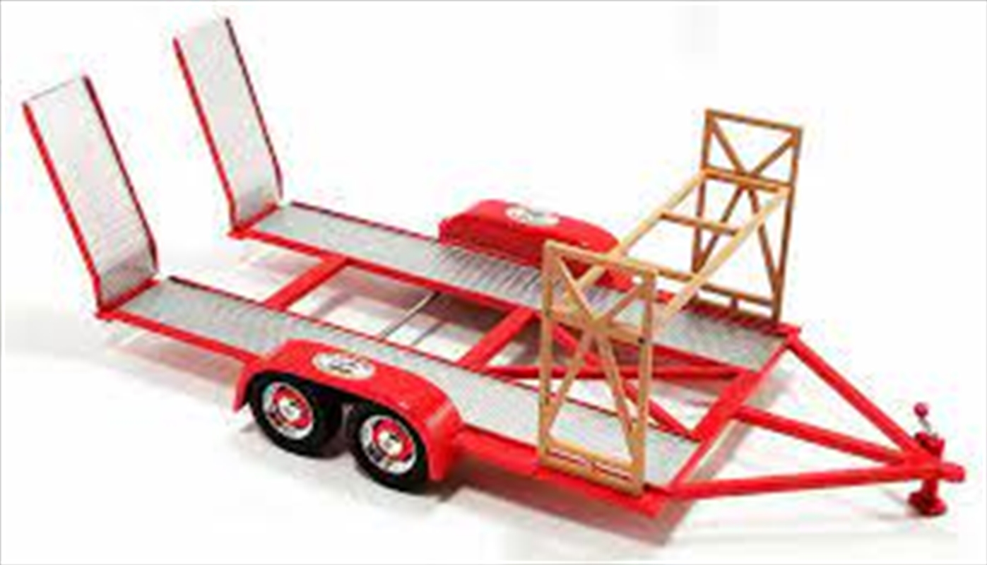 Buy 118 Busted Knuckles Garage Tandem Car Trailer Online