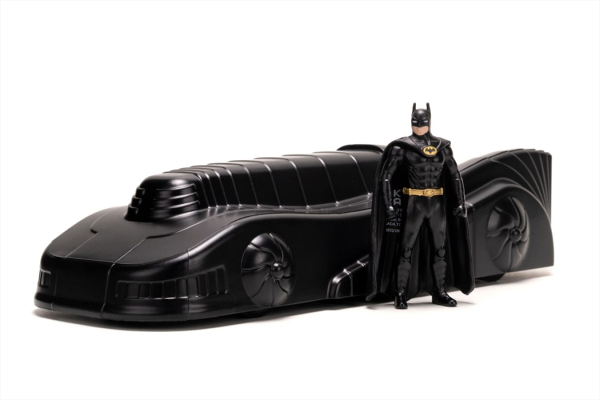 Batman (1989) - Batmobile & Armour with Batman 1:24 Scale Diecast Vehicle Set/Product Detail/Figurines