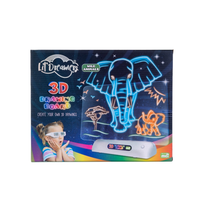 Wild Animals 3D Illuminate Drawing Board/Product Detail/Toys