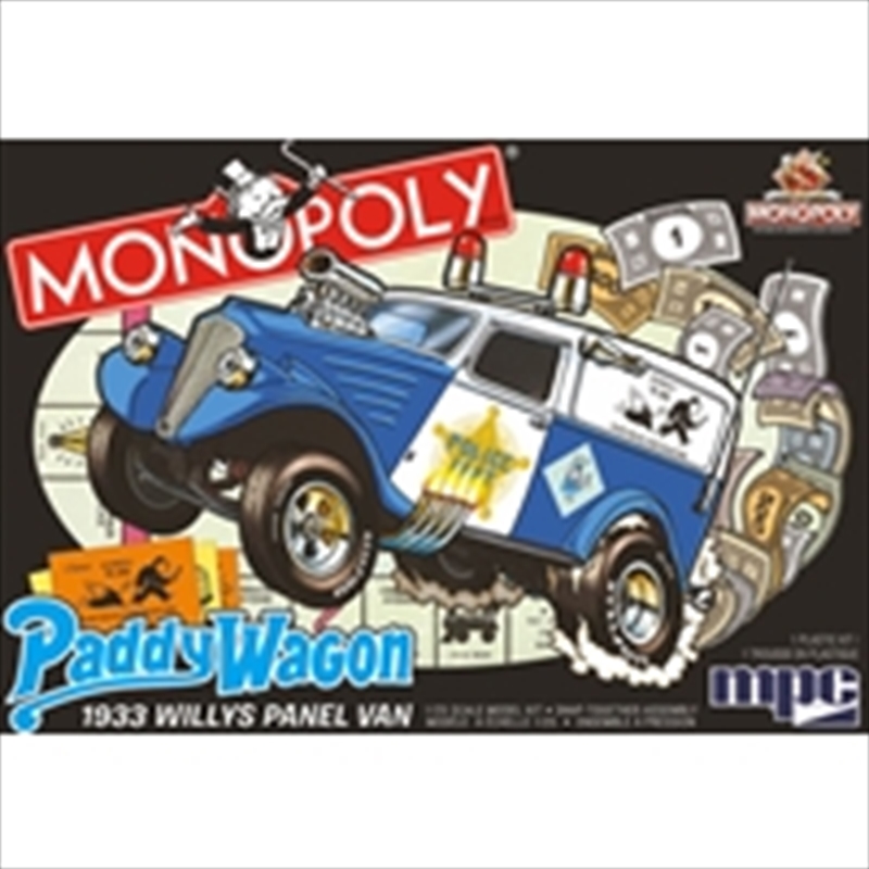 1:25 1933 Willys Panel Paddy Wagon (Monopoly) Plastic Kit/Product Detail/Figurines