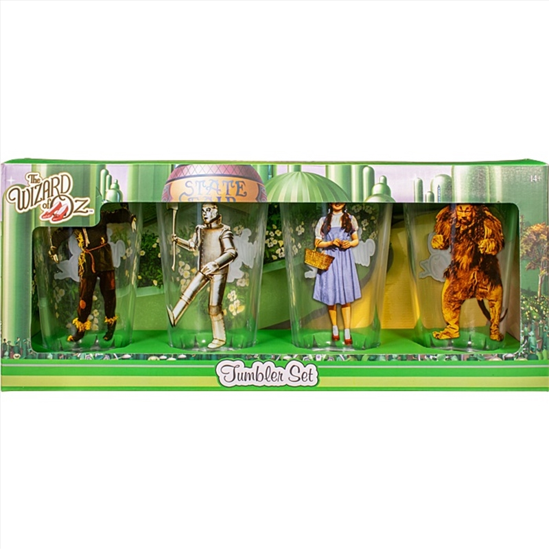 Wizard of Oz - Character Tumblers Set of 4/Product Detail/Glasses, Tumblers & Cups