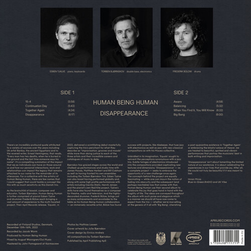 Disappearance/Product Detail/Jazz