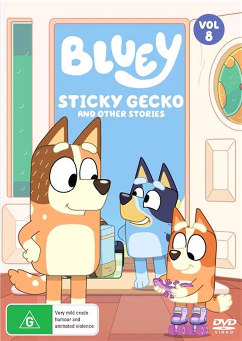 Bluey - Sticky Gecko and Other Stories - Vol 8/Product Detail/Animated