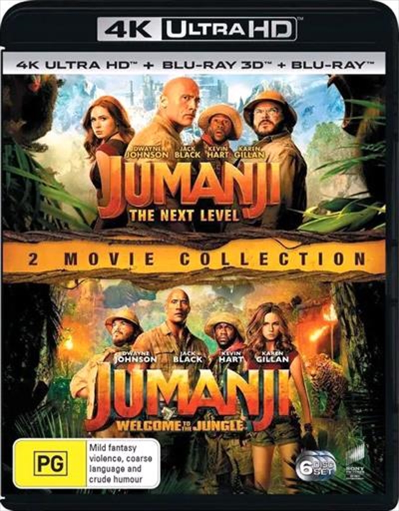 Jumanji - Welcome To The Jungle / Jumanji - The Next Level  3D + 2D Blu-ray + UHD - 2 Movie Franchi/Product Detail/Action