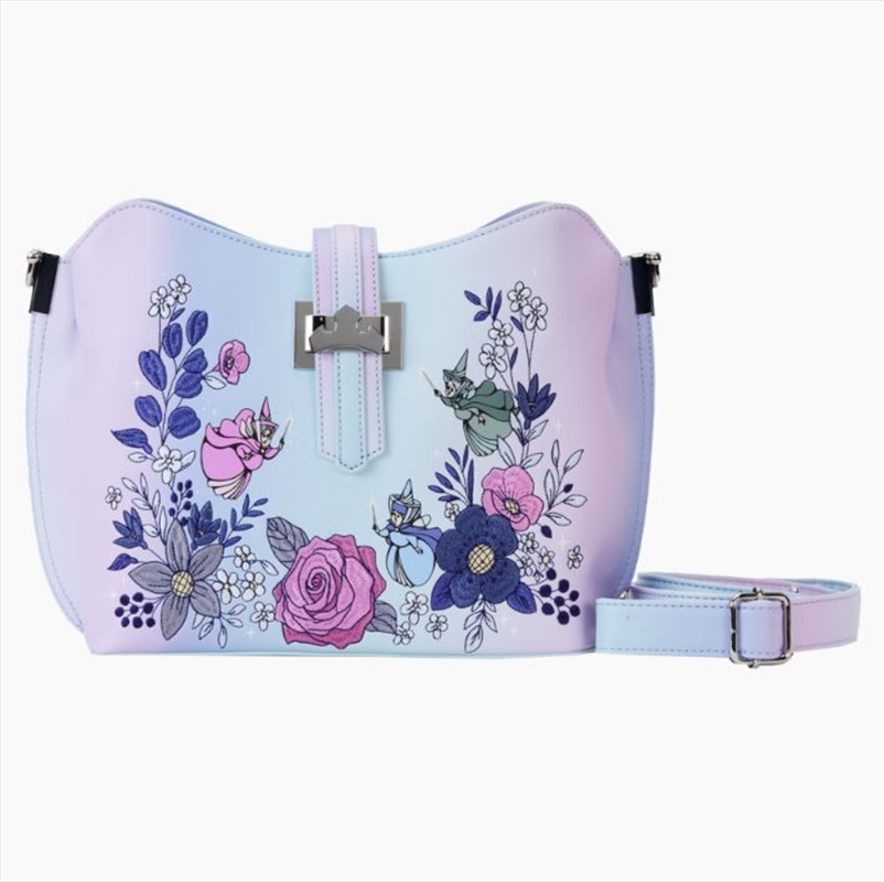 Loungefly Sleeping Beauty - 65th Anniversary Floral Crown Crossbody/Product Detail/Bags