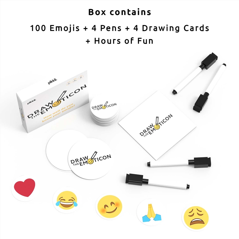 Pikkii - Draw The Emoticon Game/Product Detail/Card Games