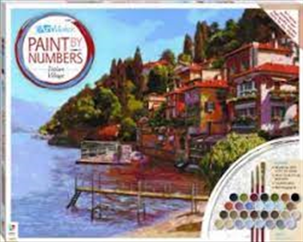 Paint by Numbers Canvas: Italian Village/Product Detail/Arts & Craft