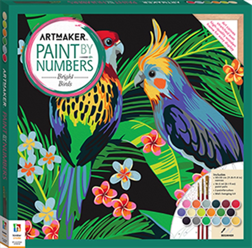 Buy Paint By Numbers Bright Birds Online Sanity