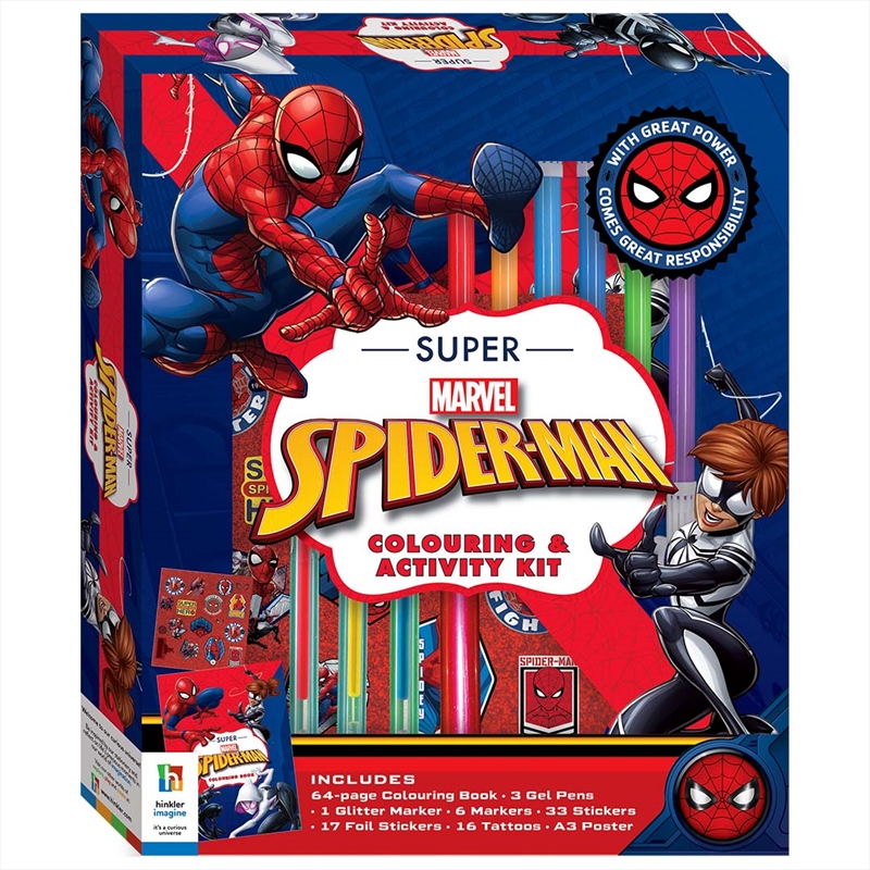 Super Spider-Man Colouring & Activity Kit/Product Detail/Arts & Craft