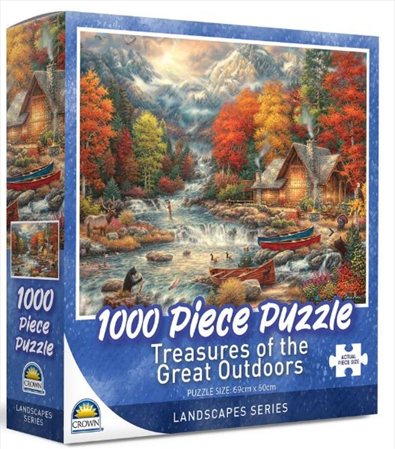 Treasures Great Outdoors 1000 Piece Puzzle/Product Detail/Jigsaw Puzzles