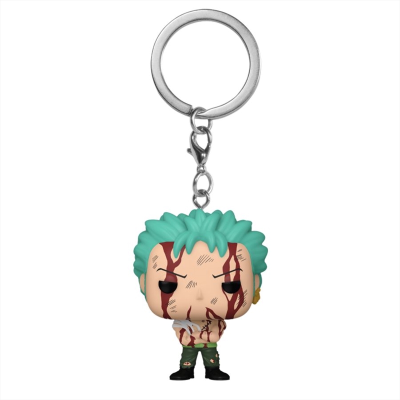 One Piece - Roronoa Zoro "Nothing Happened" US Exclusive Pop! Keychain [RS]/Product Detail/Pop Vinyl Keychains