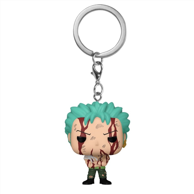 One Piece - Roronoa Zoro "Nothing Happened" US Exclusive Pop! Keychain [RS]/Product Detail/Pop Vinyl Keychains