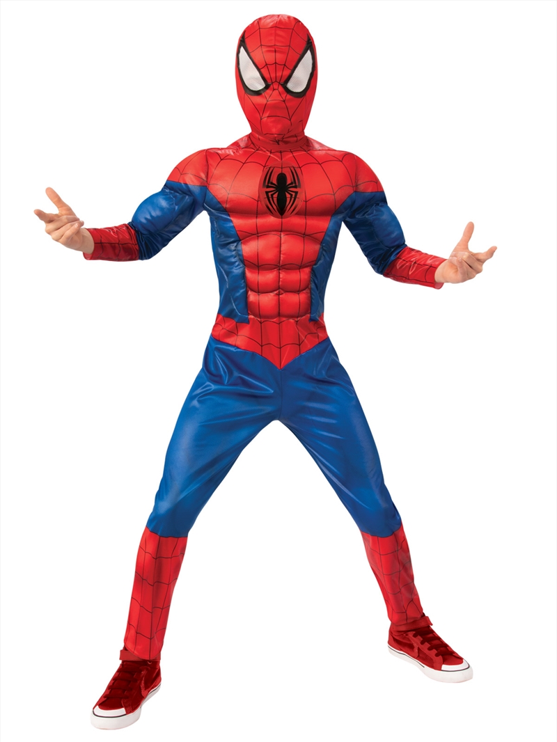 Spider-Man Deluxe Lenticular Costume - Size 9-10/Product Detail/Costumes