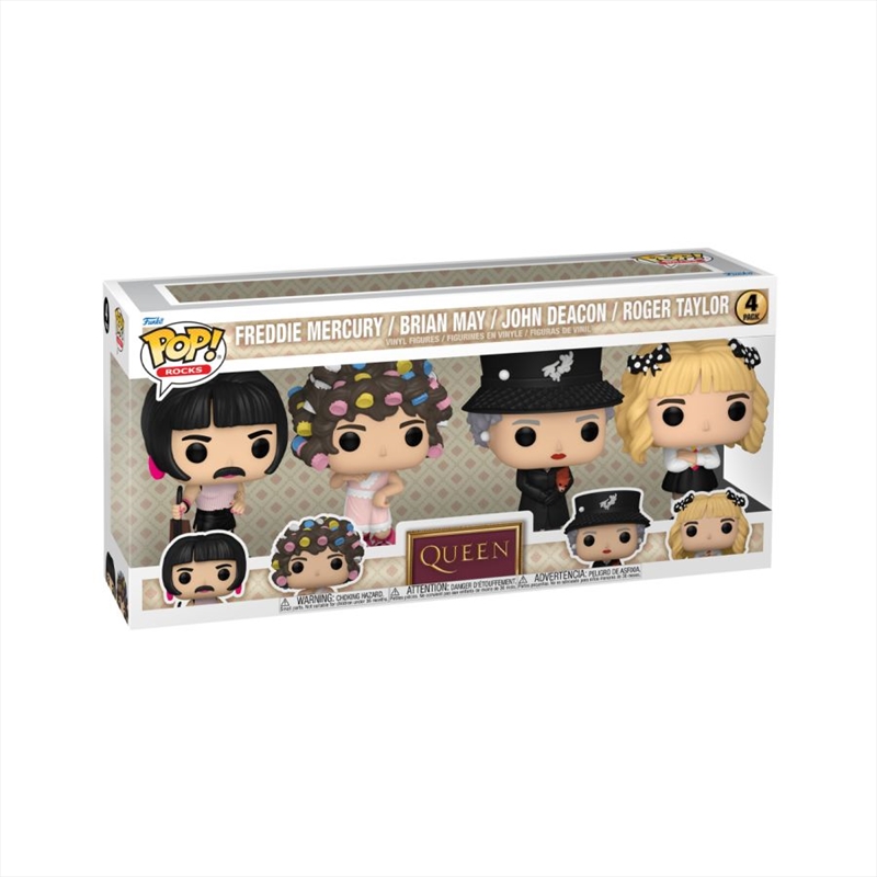 Queen - I Want to Break Free Music Video Pop! Vinyl 4-Pack/Product Detail/Funko Collections