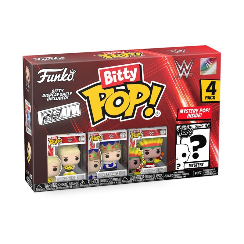 WWE - Dusty Rhodes Bitty Pop! 4-Pack/Product Detail/Funko Collections
