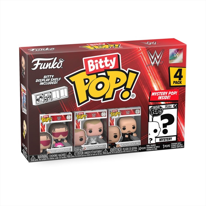 WWE - Bret Hart Bitty Pop! 4-Pack/Product Detail/Funko Collections