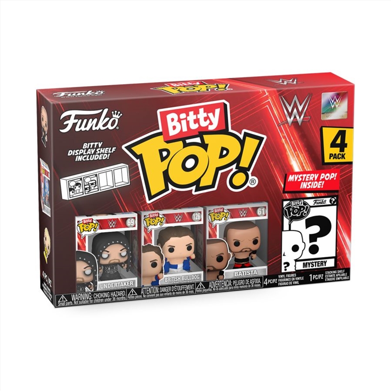 WWE - The Undertaker Bitty Pop! 4-Pack/Product Detail/Funko Collections