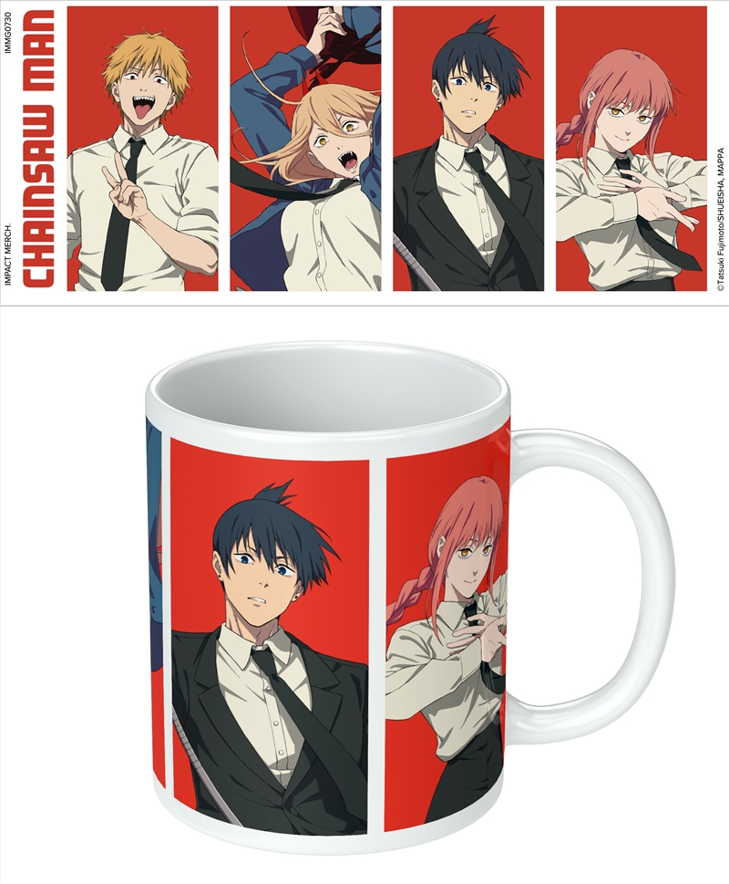Chainsaw Man - Group Grid - White Mug/Product Detail/Mugs