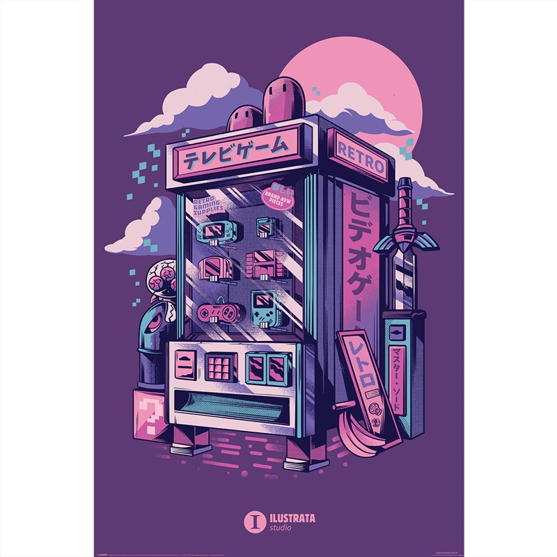 Ilustrata - Retro Vending Machine - Reg Poster/Product Detail/Posters & Prints