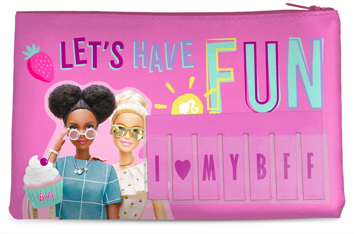 Barbie Retro - Lets Have Fun - Named Pencil Case/Product Detail/Pencil Cases