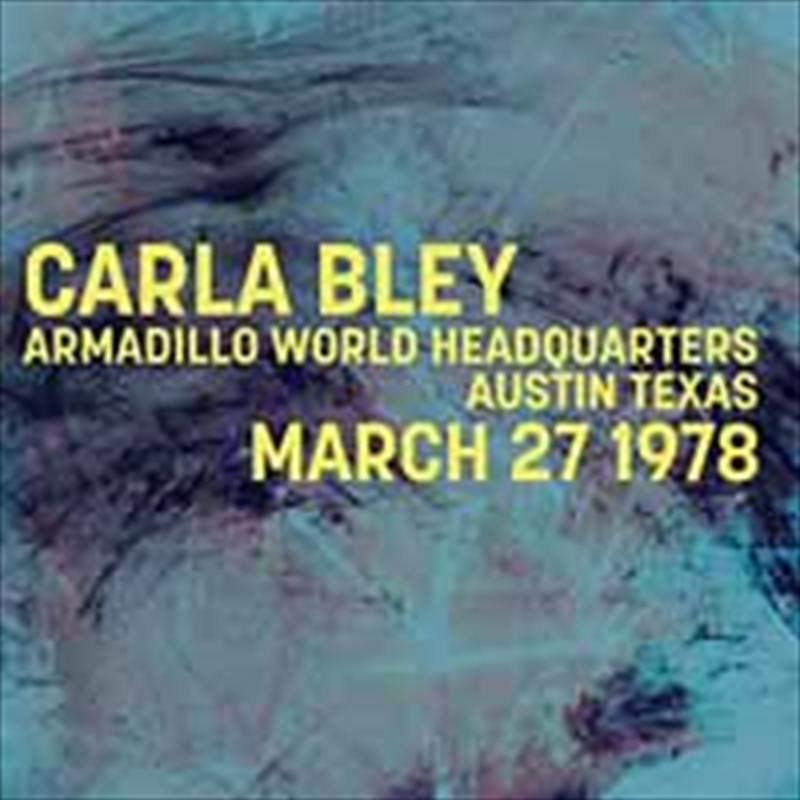 Armadillo World Headquarters Austin Texas March 27 1978/Product Detail/Rock/Pop