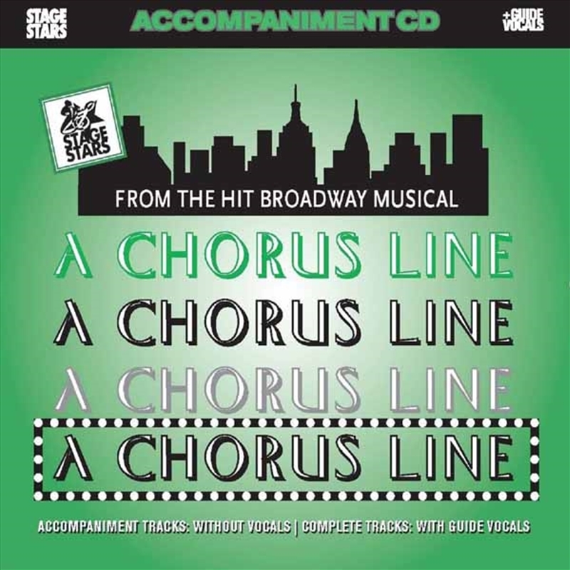A Chorus Line (Broadway Accompaniment Music)/Product Detail/Rock/Pop
