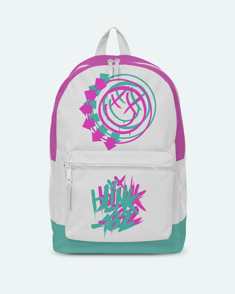 Blink 182 - Smile White - Backpack - White/Product Detail/Bags