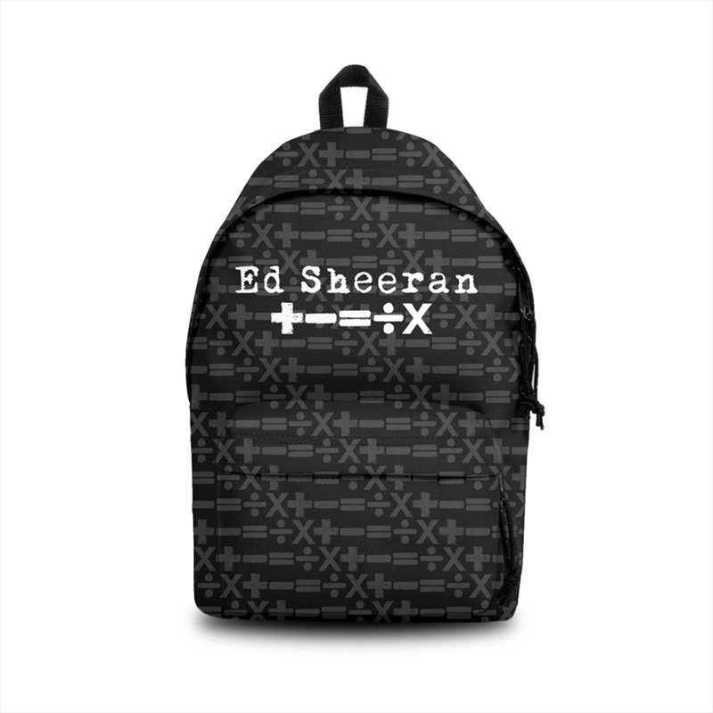Ed Sheeran - Symbols Pattern - Backpack - Black/Product Detail/Bags