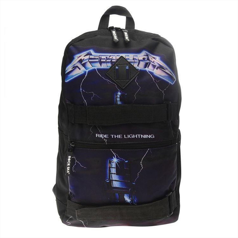 Metallica - Ride The Lightning - Backpack - Black/Product Detail/Bags