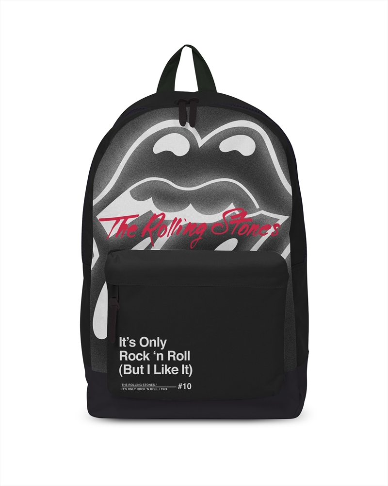 Rolling Stones - It'S Only Rock 'N Roll - Backpack - Black/Product Detail/Bags