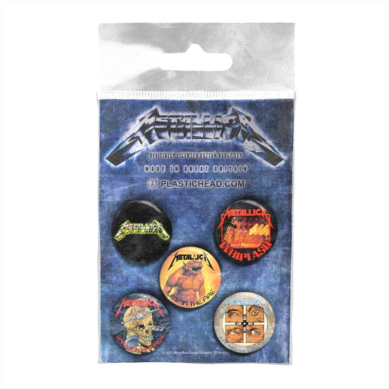 Metallica - The Singles Button Badge Set - Badge Set/Product Detail/Buttons & Pins