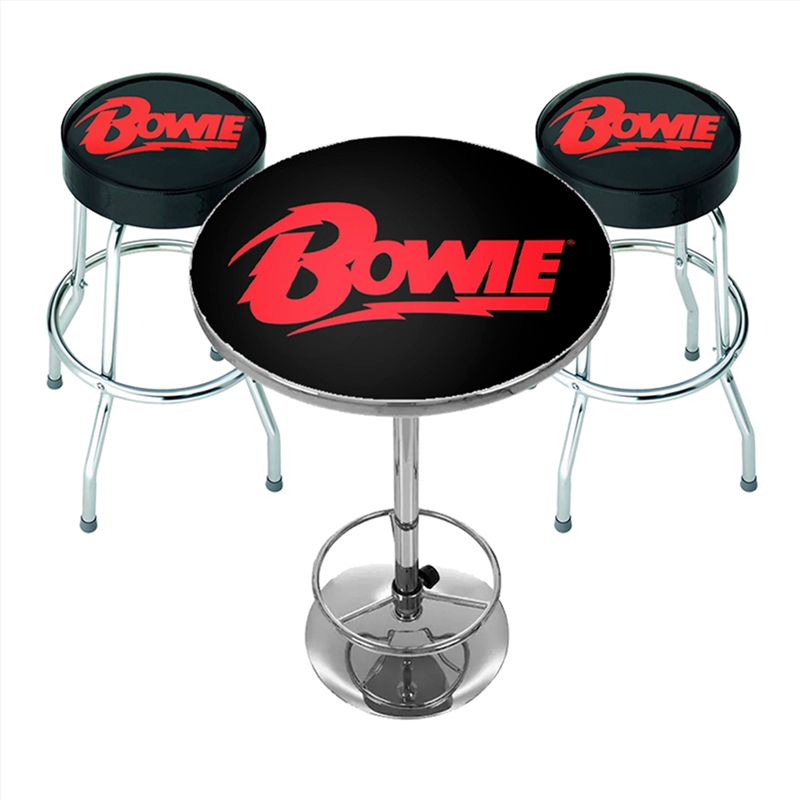 David Bowie - Logo - Bar Set - Black/Product Detail/Homewares