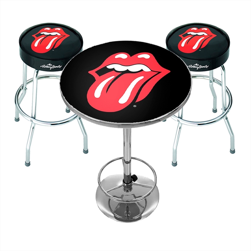 Rolling Stones - Tongue - Bar Set - Black/Product Detail/Homewares