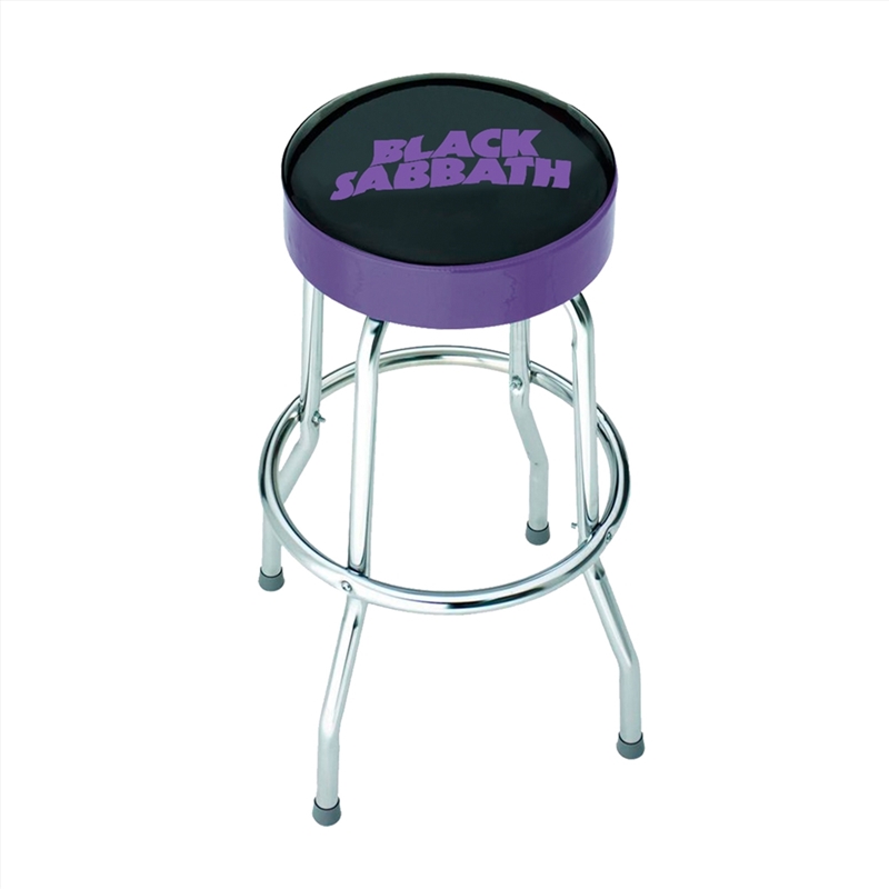 Black Sabbath - Logo - Bar Stool - Black/Product Detail/Homewares