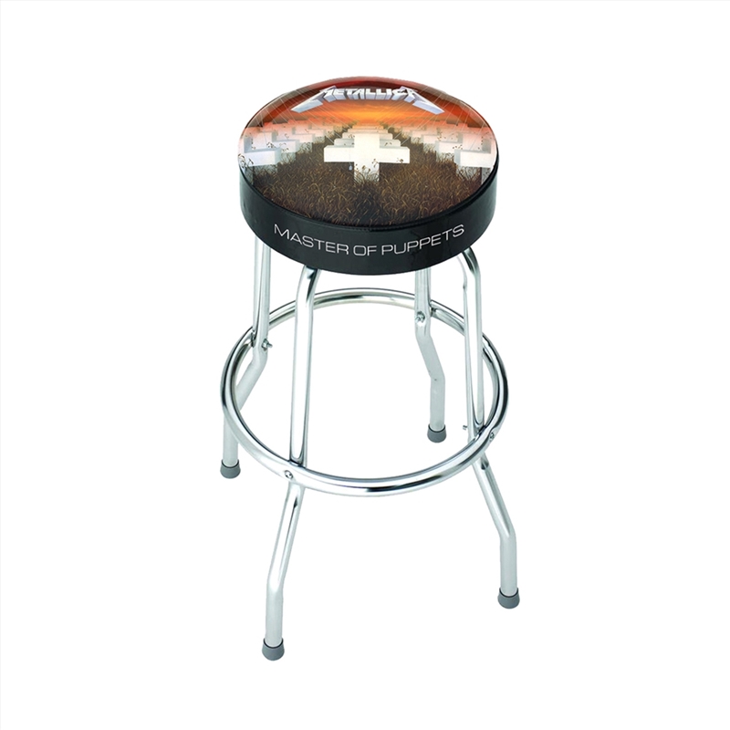 Metallica - Master Of Puppets - Bar Stool - Black/Product Detail/Homewares