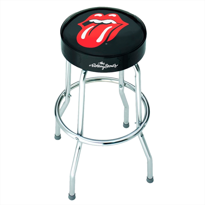 Rolling Stones - Tongue - Bar Stool - Black/Product Detail/Homewares