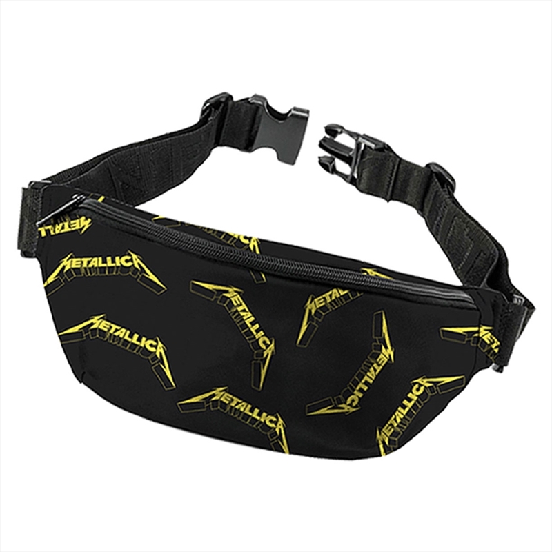 Metallica - Logo Aop - Bum Bag - Black/Product Detail/Bags